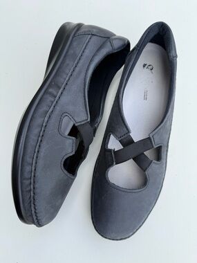 SAS Women's TriPad Slip on Comfort Soft Step Shoes Black Size 10 M Crissy Loafer